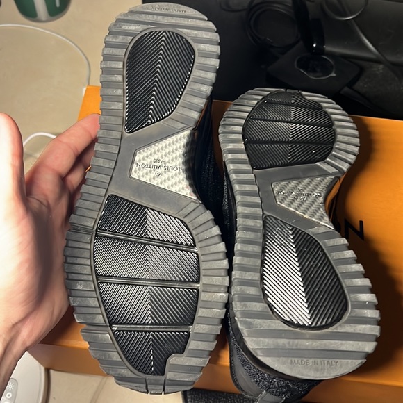 Louis Vuitton Beverly Hills men’s sneaker 1A89S6 noir size 8 normal width - Picture 5 of 13